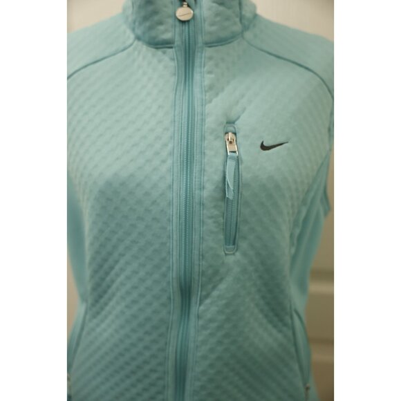 Nike women's running vest fit therma turquoise teal size L - Picture 9 of 16